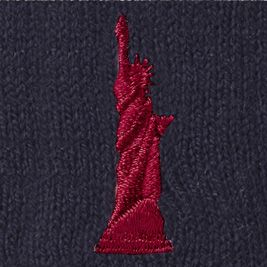 ＜EAST BOY/イーストボーイ＞ 12G VILOFT カーディガン 綿55 レーヨン35 毛10 (7206507) ネイビー(580) 【三越・伊勢丹/公式】