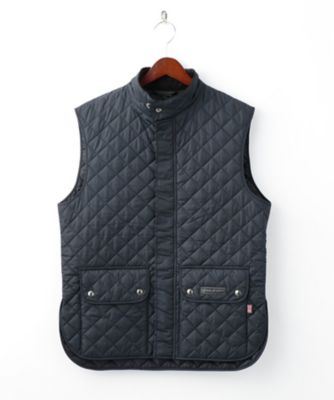 ＜ベルスタッフ＞ WAISTCOAT キルティングジレ(71080002) ダークネイビー 【三越・伊勢丹/公式】