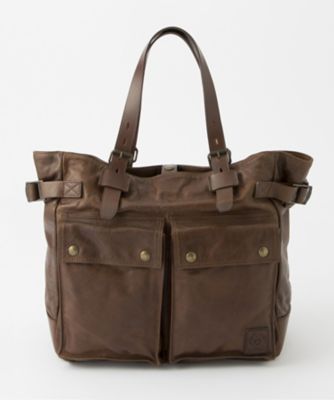 ＜ベルスタッフ＞ Pinner Leather/ピナーレザー トートバッグ(75610367 L81N0556) コニャック 【三越・伊勢丹/公式】