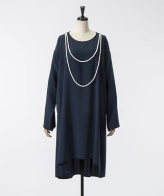 ＜MM6 Maison Margiela＞ DRESS(32CT092437977) ネイビーブルー 【三越・伊勢丹/公式】