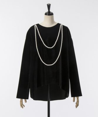 ＜MM6 Maison Margiela＞ TOP(32NC049047871) クロ 【三越・伊勢丹/公式】