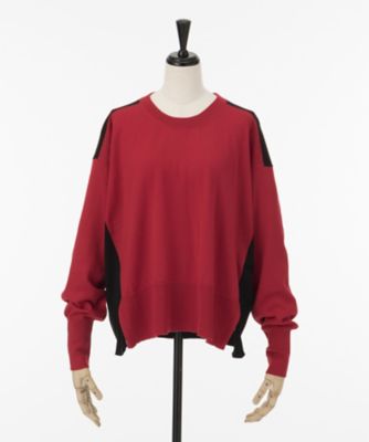 ＜MM6 Maison Margiela＞ PULLOVER(52HA008316061) アカ 【三越・伊勢丹/公式】