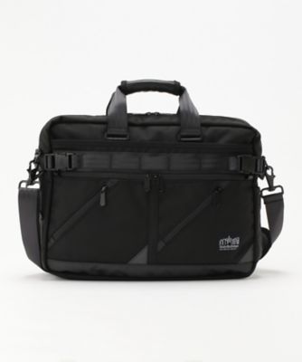 ＜マンハッタン ポーテージ ブラック レーベル＞ 3WAYブリーフ/MINETTA TRIANGLE BRIEFCASE(MP1744BL) ブラック 【三越・伊勢丹/公式】