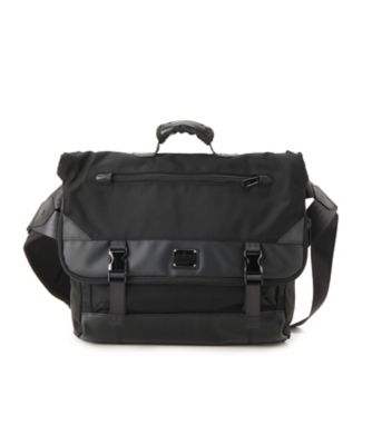 ＜マンハッタン ポーテージ ブラック レーベル＞ メッセンジャーブリーフケース/DIEZ MESSENGER BRIEFCASE(MP1678BL-L) ブラック 【三越・伊勢丹/公式】