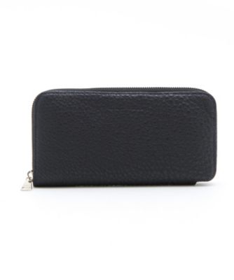 ＜メゾン タクヤ＞ ラウンドジップ長財布(TT3-GSC-01-GOT-04/02-01/11-08) ミッドナイトブルー／ミッドナイトブルー 【三越・伊勢丹/公式】