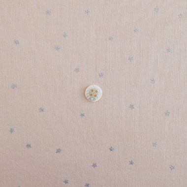 ＜CHECK＆STRIPE＞ パターンワンピース星の綿麻 B14星の綿麻／グレイッシュピンクにシルバー 【三越・伊勢丹/公式】