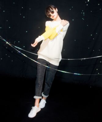 【SALE（三越）】＜N．HOOLYWOOD＞ デニムパンツ(962-CP02 pieces) BK/WH 【三越・伊勢丹/公式】