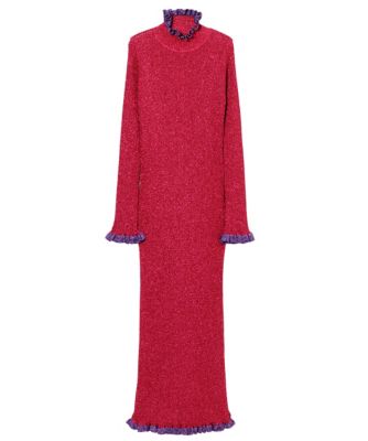 ＜キャンディストリッパー/Candy Stripper＞ LAME KNIT ONE-PIECE(C1170704) ピンクxパープル 【三越・伊勢丹/公式】