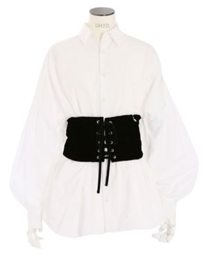 ＜UN3D./アンスリード＞ CORSET SH(521750400401) ホワイト 【三越・伊勢丹/公式】