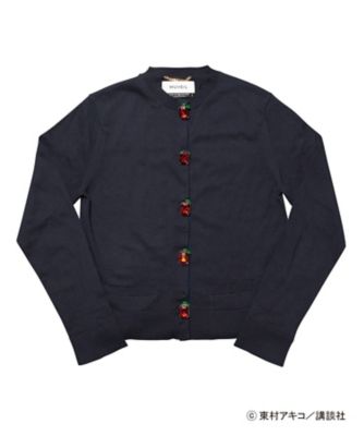 【SALE（伊勢丹）】＜MUVEIL/ミュベール＞ タラレバコラボカーディガン(MA71KCD712) navy 【三越・伊勢丹/公式】