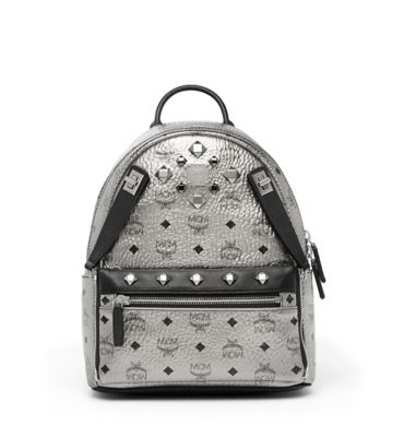 ＜MCM＞ バックパック スモール(MMK6AVE14) シルバー 【三越・伊勢丹/公式】