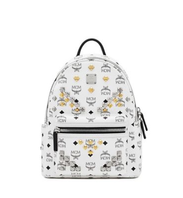 ＜MCM＞ バックパック スモール(MMK6SVE19) ホワイト 【三越・伊勢丹/公式】