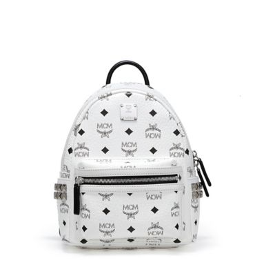 ＜MCM＞ バックパック ミニ(MMK6SVE41) ホワイト 【三越・伊勢丹/公式】