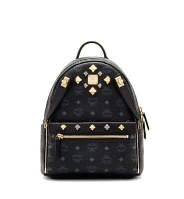 ＜MCM＞ バックパック スモール(MMK6SVE80) ブラック 【三越・伊勢丹/公式】