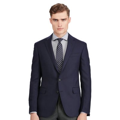 ＜POLO RALPH LAUREN（メンズ）/ポロラルフローレン＞ Polo ウール ホップサック スポーツ コート B82・ブルー 【三越・伊勢丹/公式】