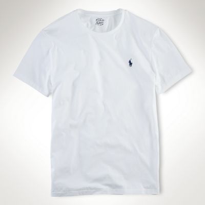 ＜POLO RALPH LAUREN（メンズ）/ポロラルフローレン＞ カスタムフィット ジャージー Tシャツ E86・ホワイト 【三越・伊勢丹/公式】