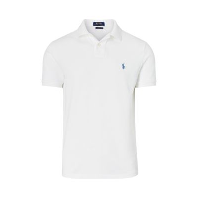 ＜POLO RALPH LAUREN（メンズ）/ポロラルフローレン＞ カスタムフィット ウェザード メッシュ ポロシャツ E86・ホワイト 【三越・伊勢丹/公式】