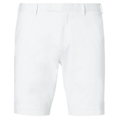 ＜POLO RALPH LAUREN（メンズ）/ポロラルフローレン＞ ストレッチ スリムフィット ツイル ショートパンツ E86・ホワイト 【三越・伊勢丹/公式】