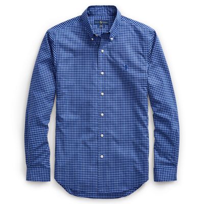 ＜POLO RALPH LAUREN（メンズ）/ポロラルフローレン＞ スリムフィット コットン シャツ B33・ブルー 【三越・伊勢丹/公式】