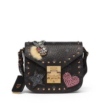 ＜MCM＞ ミニショルダー(MWS7APA32) ブラック 【三越・伊勢丹/公式】