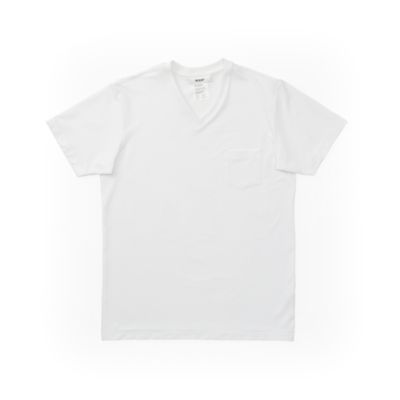 ＜MXP＞ Fine Dry Short Sleeve Pocket V-Neck(MX16104) W・ホワイト 【三越・伊勢丹/公式】