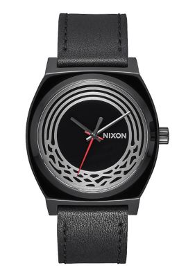 ＜ニクソン/nixon＞ THE TIME TELLER LEATHER SW(NA1069SW2444-00) KYLO BLACK 【三越・伊勢丹/公式】