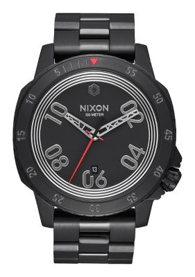 ＜ニクソン/nixon＞ THE RANGER SW(NA506SW2444-00) KYLO BLACK 【三越・伊勢丹/公式】