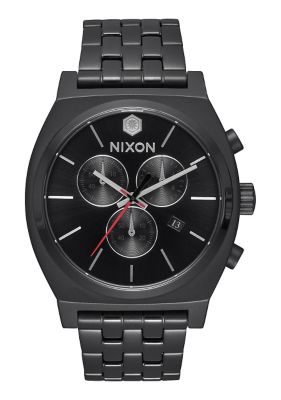 ＜ニクソン/nixon＞ THE TIME TELLER CHRONO SW(NA972SW2444-00) KYLO BLACK 【三越・伊勢丹/公式】