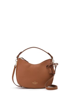 ＜kate spade new york/ケイト・スペード＞ HAYES STREET SMALL AIDEN(PXRU7597) WARM COGNA 【三越・伊勢丹/公式】