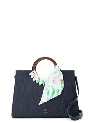 ＜kate spade new york/ケイト・スペード＞ RIDGEFIELD STREET DENIM KATARINA(PXRU7858) PORT BLUE 【三越・伊勢丹/公式】