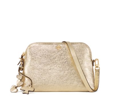 ＜トリー バーチ＞ Peace Metallic CrossーBody（79173107219）