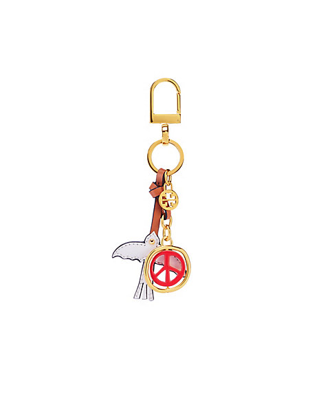 ＜トリー バーチ＞ Peace Spinner Key Fob（79173107251）