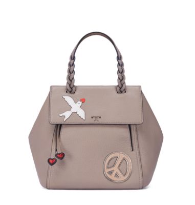 ＜トリー バーチ＞ Peace Embellished HalfーMoon Small Satchel（79173102239）