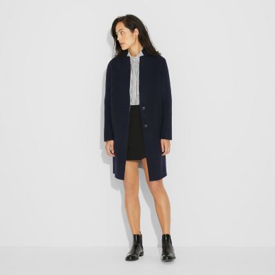 ＜THEORY2.0＞ CROSBY. DOUBLEFACE BF. COAT(7360821) ブラックxグレー(899) 【三越・伊勢丹/公式】