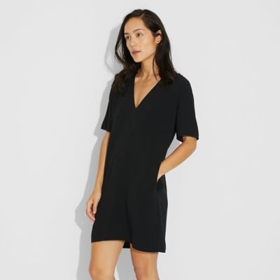 ＜THEORY2.0＞ SULLIVAN. CREPE SS.V.DRESS(7305525) 【三越・伊勢丹/公式】