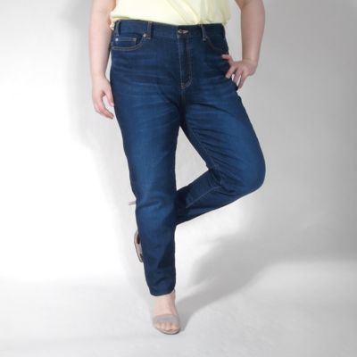 ＜VARAL DE MODA+＞ 大きいサイズ ストレッチデニムパンツ(V71-1100)(クローバープラス) インディゴ 【三越・伊勢丹/公式】