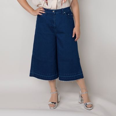 【SALE（伊勢丹）】＜VARAL DE MODA+＞ 大きいサイズ ストレッチデニムパンツ(V71-1240)(クローバープラス) ネイビー 【三越・伊勢丹/公式】