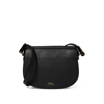 ＜POLO RALPH LAUREN（ウィメンズ）/ポロラルフローレン＞ レザー ミニ クロスボディ バッグ B10ブラック 【三越・伊勢丹/公式】