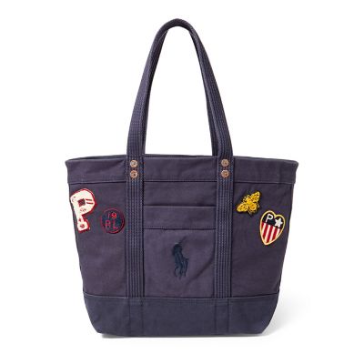 ＜POLO RALPH LAUREN（ウィメンズ）/ポロラルフローレン＞ パッチワーク キャンバス Big Pony トート 【三越・伊勢丹/公式】