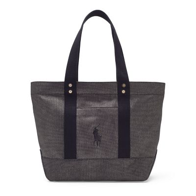 ＜POLO RALPH LAUREN（ウィメンズ）/ポロラルフローレン＞ メタリック キャンバス Big Pony トート 【三越・伊勢丹/公式】