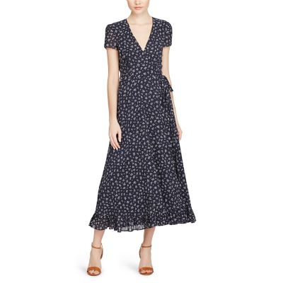 ＜POLO RALPH LAUREN（ウィメンズ）/ポロラルフローレン＞ フローラルプリント ラップ ドレス 【三越・伊勢丹/公式】