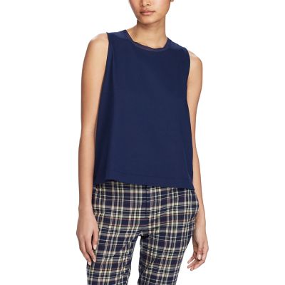 ＜POLO RALPH LAUREN（ウィメンズ）/ポロラルフローレン＞ フラッターバック ジャージー トップ 【三越・伊勢丹/公式】