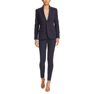 ＜POLO RALPH LAUREN（ウィメンズ）/ポロラルフローレン＞ ストレッチ ウール ブレザー B82ブルー 【三越・伊勢丹/公式】