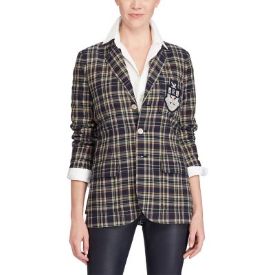 ＜POLO RALPH LAUREN（ウィメンズ）/ポロラルフローレン＞ コットン マドラス ブレザー 【三越・伊勢丹/公式】