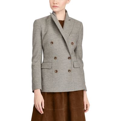 ＜POLO RALPH LAUREN（ウィメンズ）/ポロラルフローレン＞ ダブルブレステッド ニット ブレザー 【三越・伊勢丹/公式】