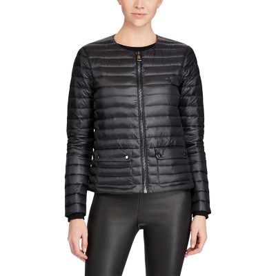 ＜POLO RALPH LAUREN（ウィメンズ）/ポロラルフローレン＞ フルジップ ダウン ジャケット B10ブラック 【三越・伊勢丹/公式】