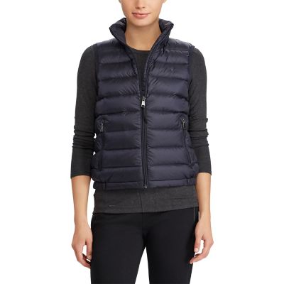 ＜POLO RALPH LAUREN（ウィメンズ）/ポロラルフローレン＞ パッカブル キルテッド ダウン ベスト B82ブルー 【三越・伊勢丹/公式】