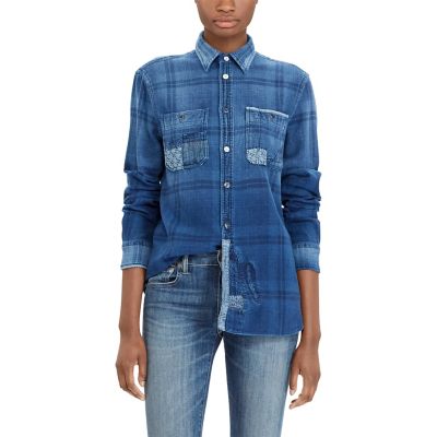 ＜POLO RALPH LAUREN（ウィメンズ）/ポロラルフローレン＞ パッチワーク プラッド シャツ 【三越・伊勢丹/公式】