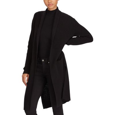 ＜POLO RALPH LAUREN（ウィメンズ）/ポロラルフローレン＞ ウールカシミヤ カーディガン B10ブラック 【三越・伊勢丹/公式】