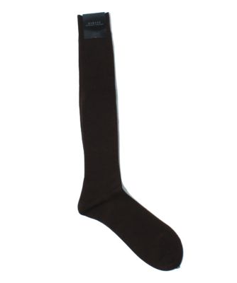 ＜ディバーゼ/DIBASE＞ ウール混紡 ビジネス靴下(ロング丈・15IS300・Lサイズ) 41・ダークブラウン 【三越・伊勢丹/公式】